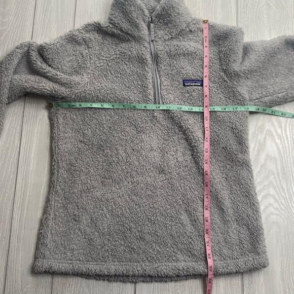 Patagonia Women's Los Gatos Salt Gray Quarter Zip Pullover Sweater Size Small - Picture 4 of 7